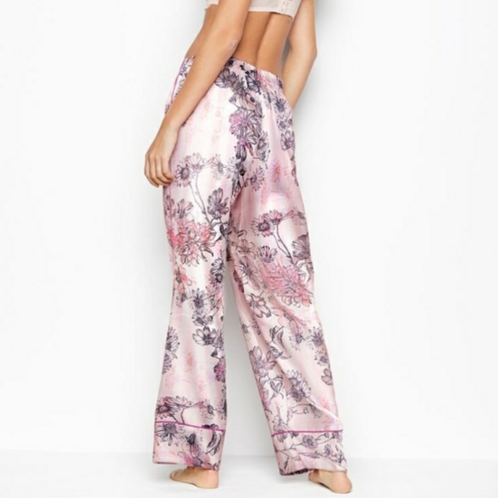 NWT Victoria's Secret Satin Lounge/Sleep Pant - Picture 3 of 9